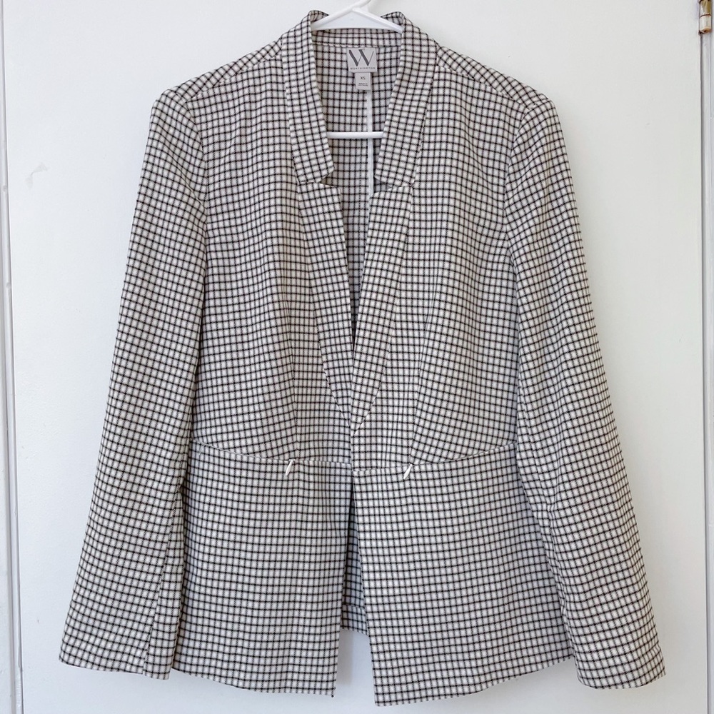 Worthington | Women’s Plaid Long sleeves Blazer